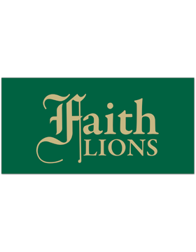 Faith Lions Banner