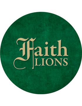 Faith Lions Magnet 4.5in