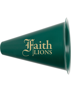 Faith Lions 8in Mini Megaphone