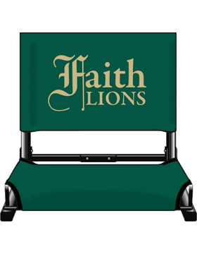 Faith Lions Canvas Stadium Chair