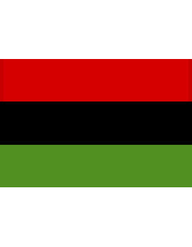 Indoor Flag Afro-American (1) 3'x5' No Fringe