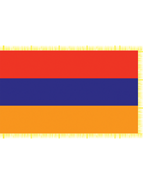 Indoor Flag Armenia (4) 4'x6' With Fringe