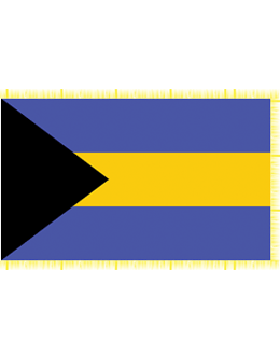 Indoor Flag Bahamas (2) 3'x5' With Fringe