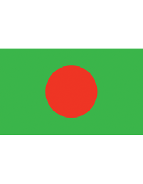Indoor Flag Bangladesh (3) 4'x6' No Fringe
