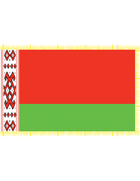 Indoor Flag Belarus (4) 4'x6' With Fringe