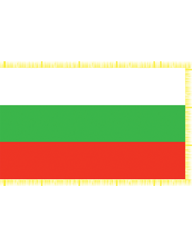 Indoor Flag Bulgaria (2) 3'x5' With Fringe
