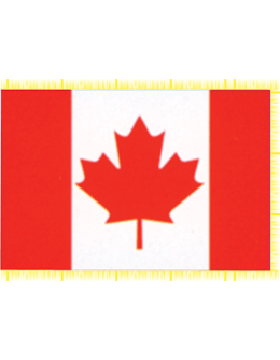 Indoor Flag Canada (2) 3'x5' With Fringe