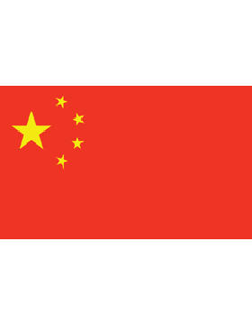 Indoor Flag China (1) 3'x5' No Fringe
