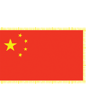 Indoor Flag China (2) 3'x5' With Fringe