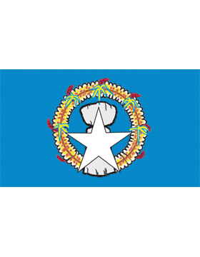 Indoor Flag Northern Mariana Islands (1) 3'x5' No Fringe