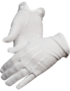 White Gloves with Snap