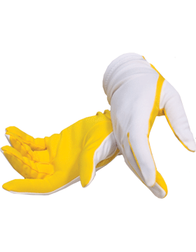 Flash Gloves (G-302G) Yellow and White