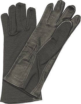 G.I. Type Nomex Flight Gloves Black 