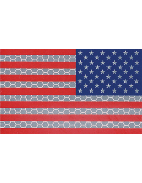 Infrared American Flag Reverse with Fastener