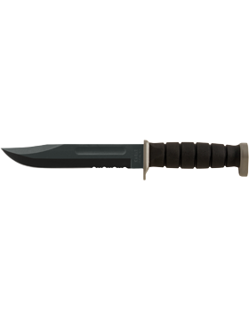D2 Extreme Serrated Black Ka-Bar Knife KNF-KB-1283 Leather Sheath