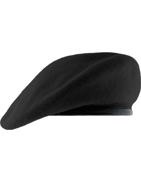 Knights of Columbus Black Unlined Beret with Badge