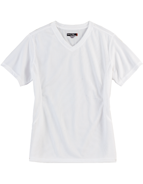Sport Tek Dri Mesh Ladies V-Neck T-Shirt L468V