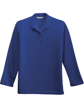 Port Authority-Ladies Long Sleeve Silk Touch Polo L500LS-460