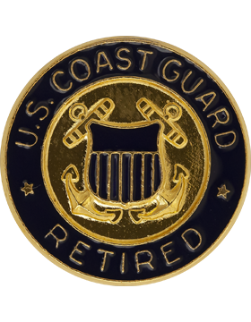 U.S. Coast Guard Retired Lapel Pin
