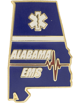 Alabama EMS State Design Lapel Pin