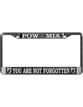 LFPOW POW / MIA License Plate Frame