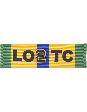 LOTC Ribbon with Number 2 Device, Sublimated