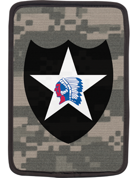 Kindle Sleeve 2nd Infantry Division Patch Camo 1 Sided
