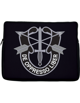 Laptop Sleeve Special Forces Crest on Black