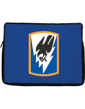 Laptop Sleeve 66th Aviation Brigade Patch on Blue