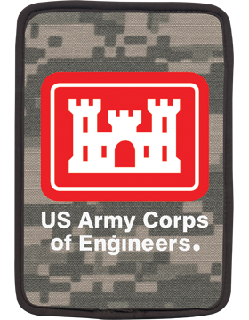 Kindle Sleeve Corps of Engineers with Castle Camo 1 Sided
