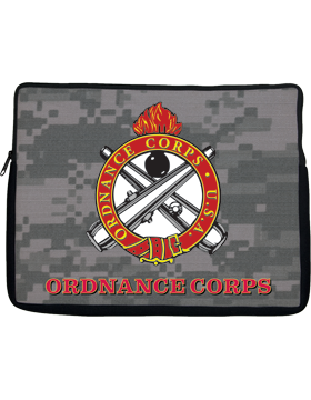 Laptop Sleeve Ordnance Corps on ACU