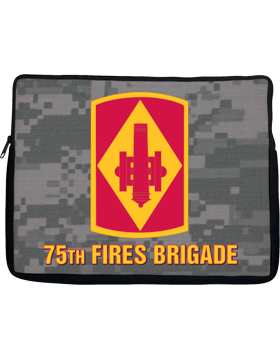 Laptop Sleeve 75th Fires Brigade on ACU