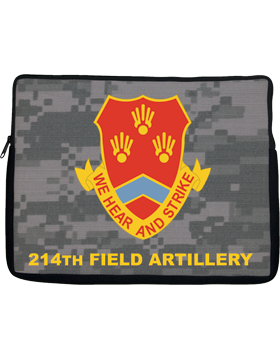 Laptop Sleeve 214th Field Artillery Brigade on ACU