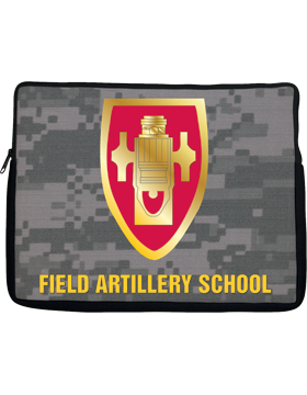 Laptop Sleeve Field Artillery School on ACU