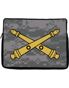 Laptop Sleeve Field Artillery Branch of Service on ACU