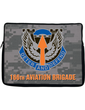 Laptop Sleeve 166th Aviation Brigade on ACU