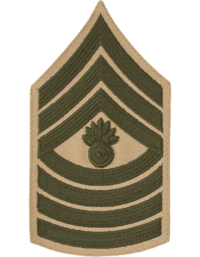 Green/Khaki Male Chevron (309) Master Gunnery Sergeant USMC (Pair)