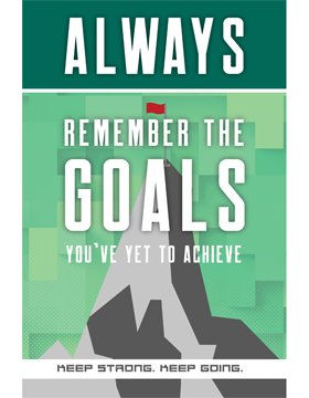 Motivational Gloss Poster Goals