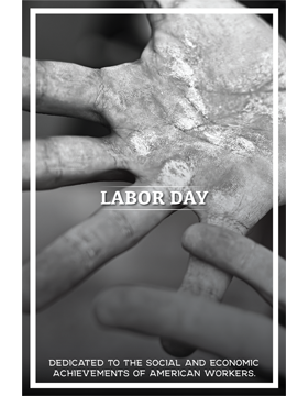 Military Holiday Poster Labor Day
