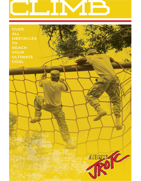 Motivational Gloss Poster Army JROTC Climb