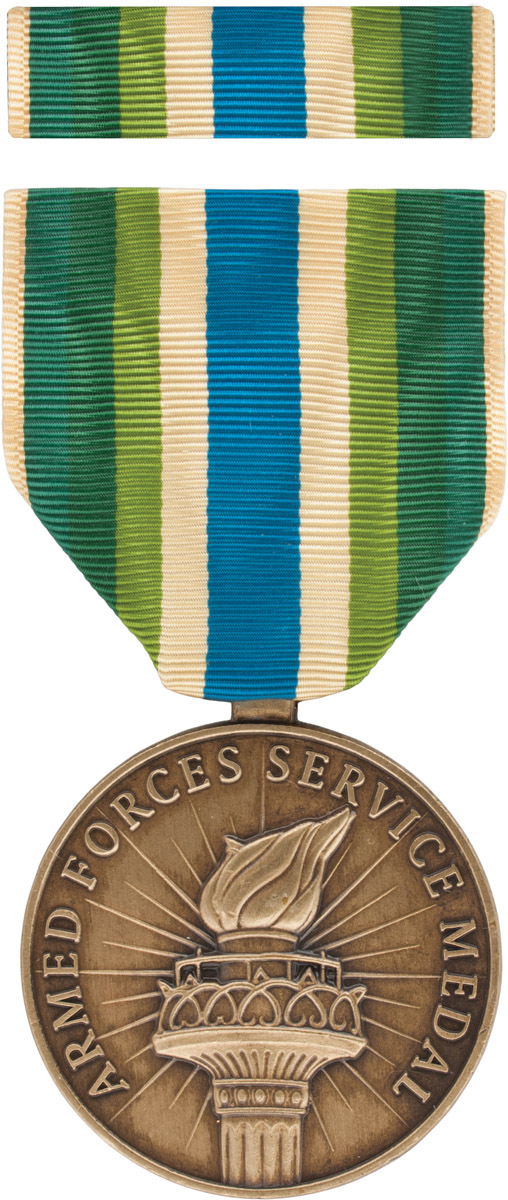 Armed Forces Service Medal Box Set without Lapel Pin