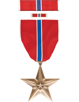 Bronze Star Medal Box Set with Lapel Pin (Pin Back)