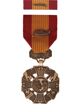 Vietnam Cross of Gallantry with Palm Medal Box Set without Lapel Pin