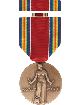 Victory World War II Medal Box Set with Lapel Pin