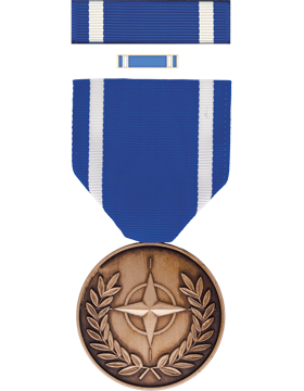 North Atlantic Treaty Organization Medal Box Set with Lapel Pin
