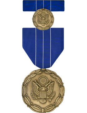 Meritorious Civilian Service Award Medal Box Set with Lapel Pin
