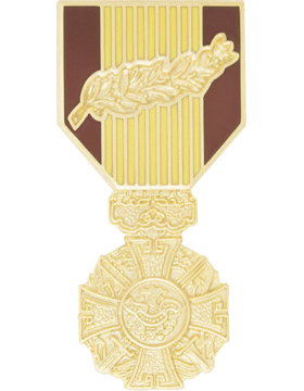 Vietnam Cross Of Gallantry Medal with Palm Hat Pin