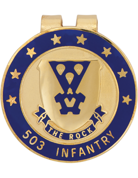Money Clip (AR-DUI/0503A) 503 Infantry Crest