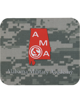 Mouse Pad, Alabama Military Academy, 1/8in Poly