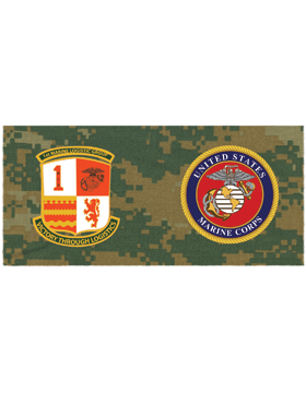 1 Marine Logistics GP, Woodland with USMC Seal
